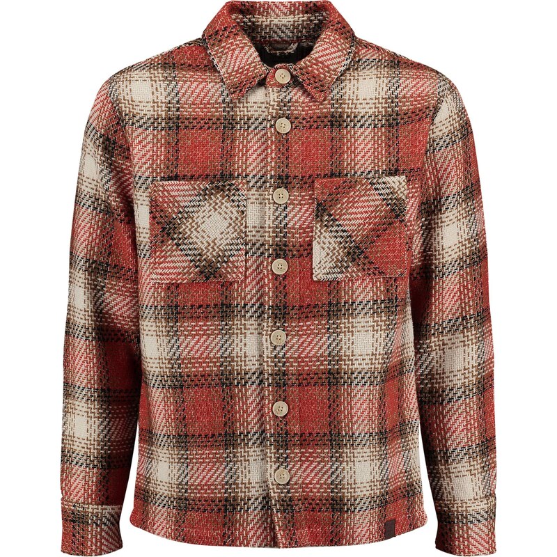 Key Largo Košeľa béžová / jedľová / tmavočervená 65979189