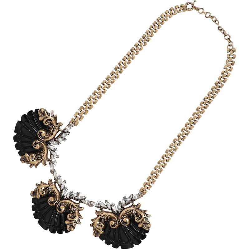 SOHI Retiazka Marilene zlatá / čierna 65979095