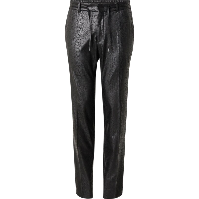 Karl Lagerfeld Nohavice s pukmi čierna 65979608