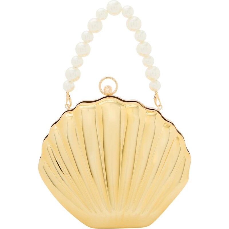 myMo at night Listová kabelka zlatá / perlovo biela 66140124