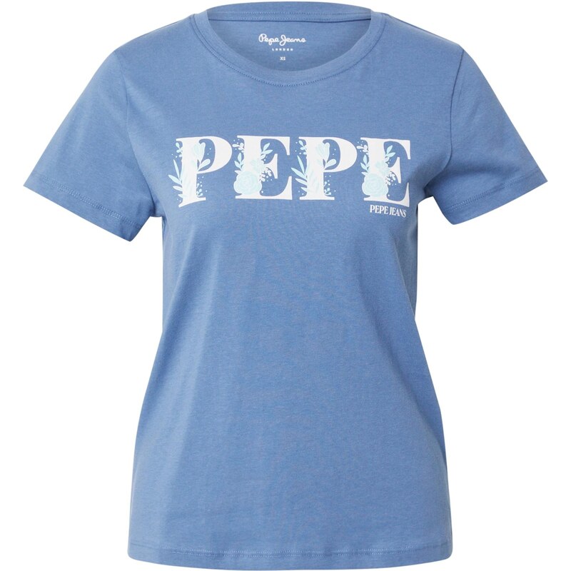 Pepe Jeans Tričko BRIA svetlomodrá / šedobiela 65992563