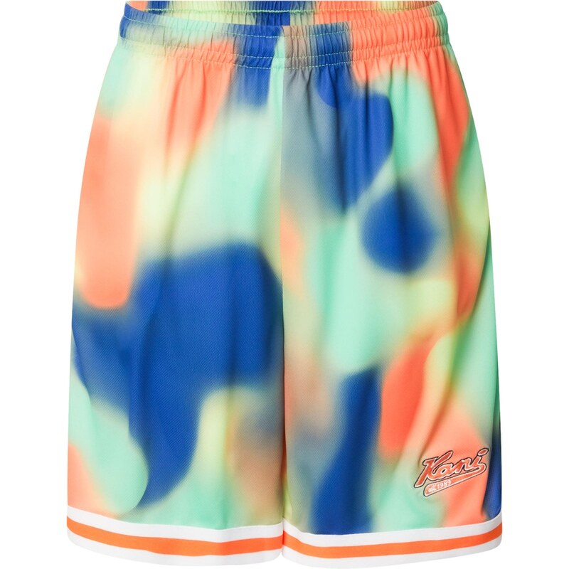 Karl Kani Nohavice modrá / zelená / oranžová / biela 65992581