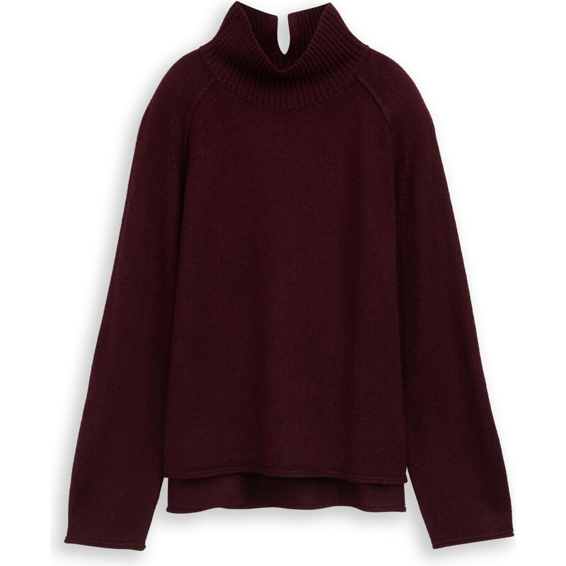 TOM TAILOR Sveter burgundská 65980944