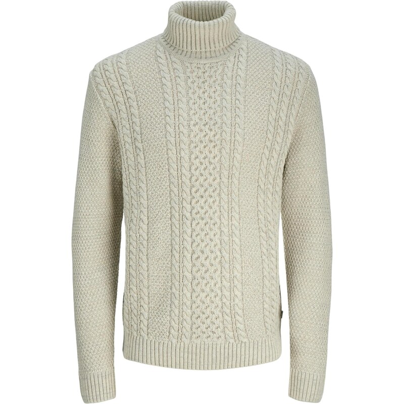 JACK & JONES Sveter PAUL biela ako vlna 65981051