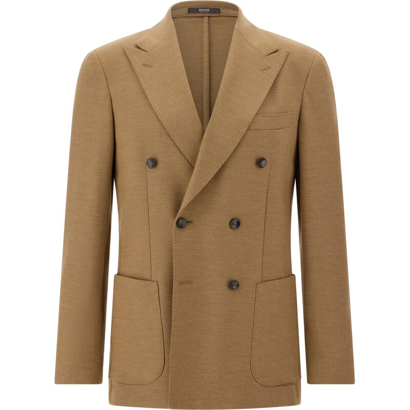 Boggi Milano Sako B Jersey svetlohnedá 65981061