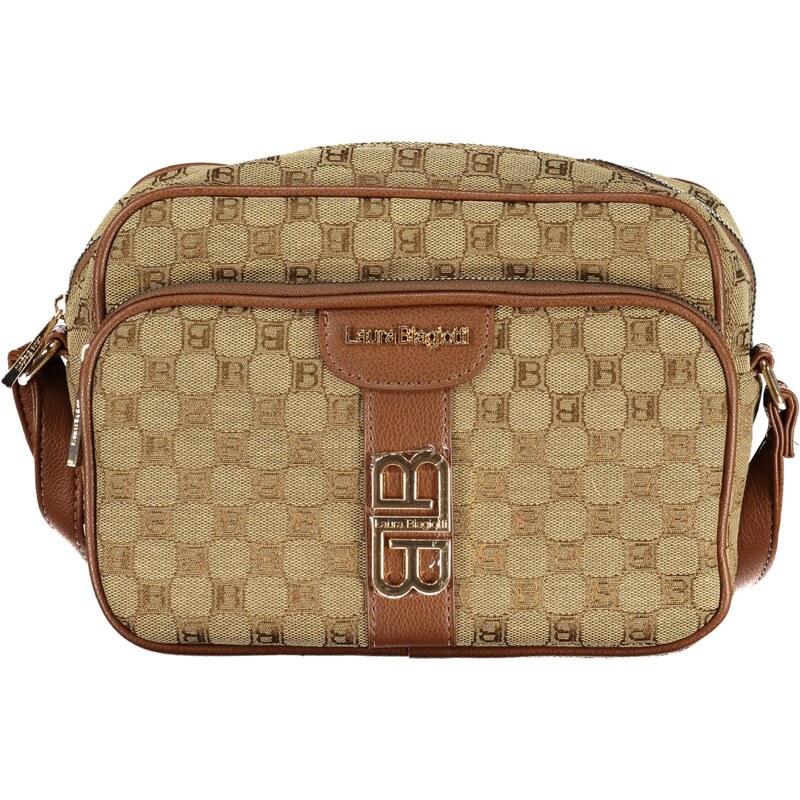 Štýlová Dámska Kabelka LAURA BIAGIOTTI 26.0X18.0X9.0cm Bežová 68243211