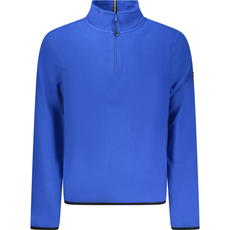 Teplá Pánska Mikina s polovičným zipsom NORWAY 1963 Modrá 67466299