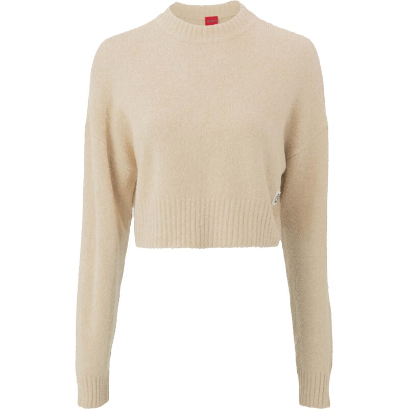 HUGO Sveter Sellen béžová 65993546