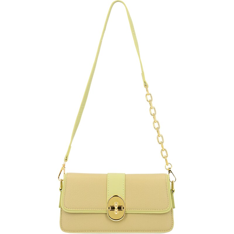 faina Taška cez rameno limetková / tmavožltá 65978916