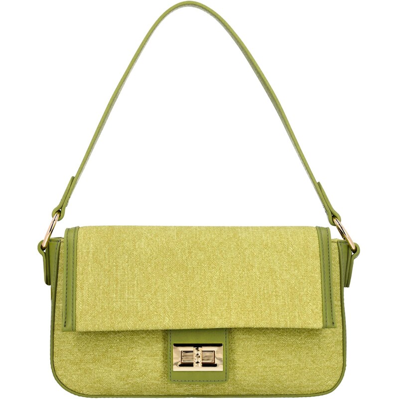 faina Kabelka na rameno olivová / zelená melírovaná 65978920