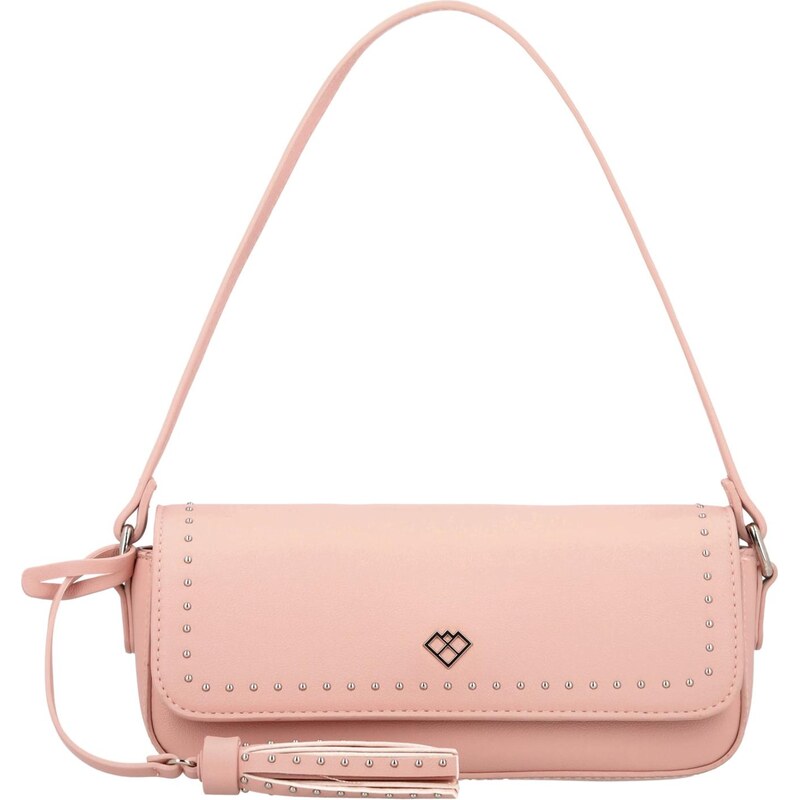 myMo ROCKS Kabelka na rameno svetloružová / strieborná 65979123