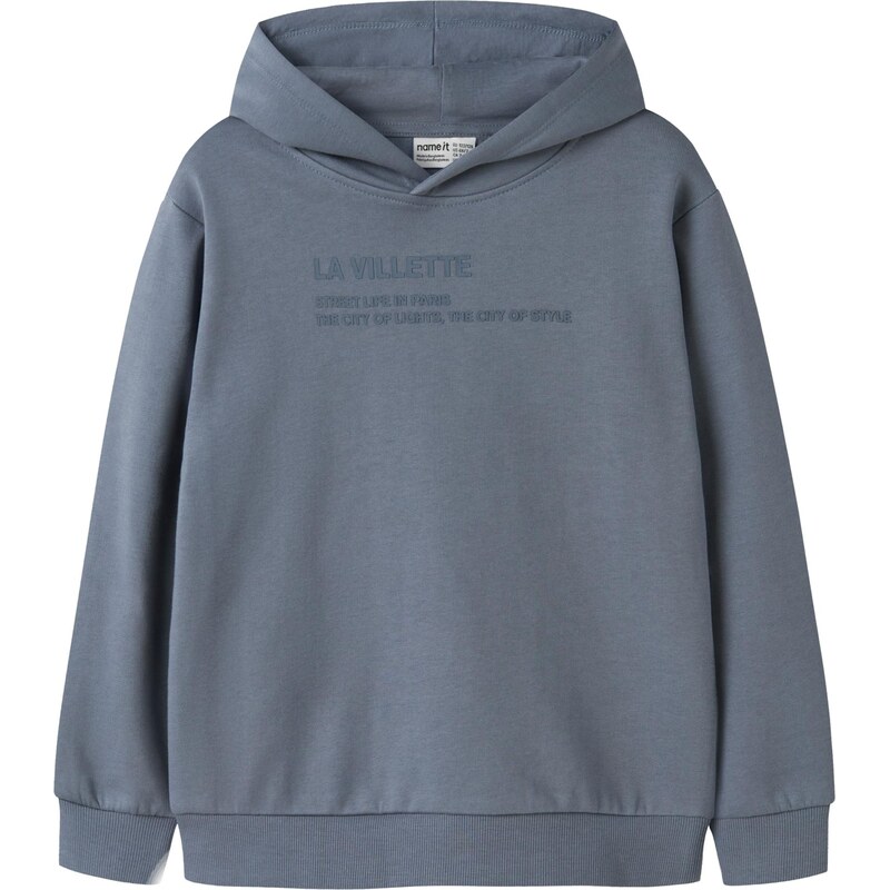 NAME IT Mikina NKMROCCO modrosivá 65981528