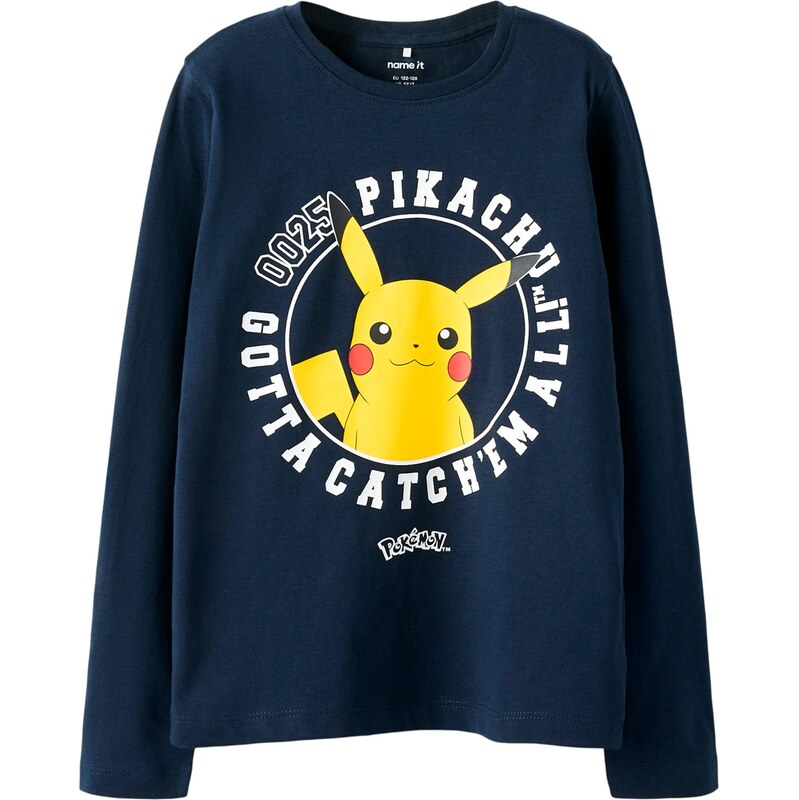 NAME IT Tričko NKMVOSRIC POKEMON námornícka modrá / žltá / biela 65981540