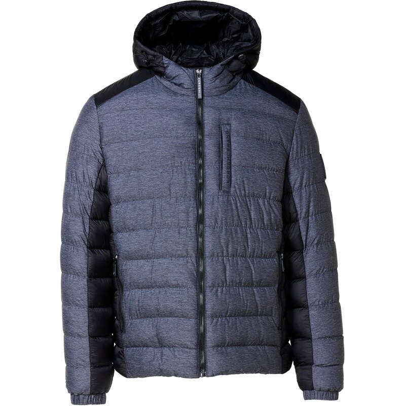 KOROSHI Zimná bunda námornícka modrá / čierna 65981579