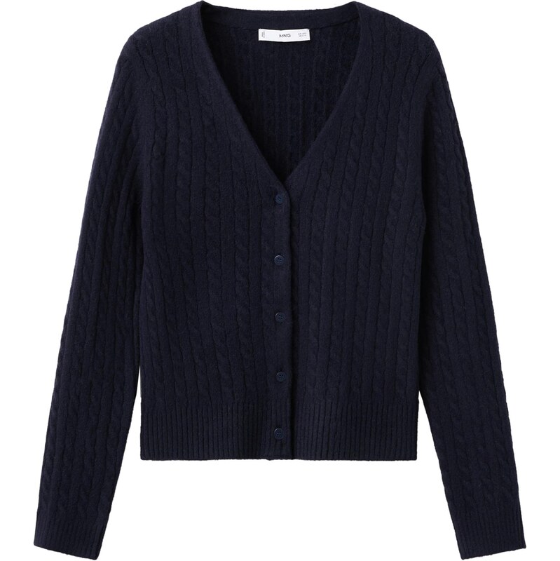 MANGO Kardigán námornícka modrá 65981610