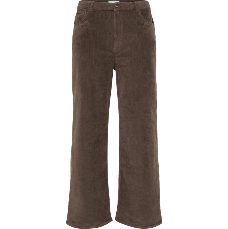 ONLY Carmakoma Nohavice Hope tmavohnedá 65981649