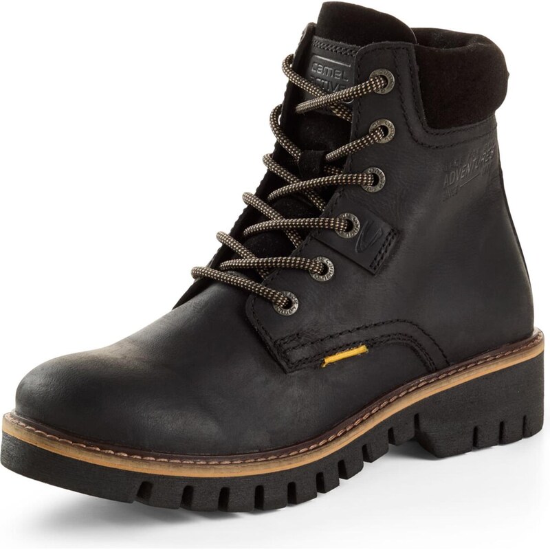 CAMEL ACTIVE Šnurovacie členkové čižmy Isa farba ťavej srsti / čierna 65981679