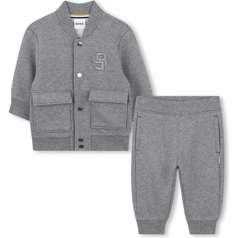 BOSS Joggingová súprava sivá melírovaná 65981691