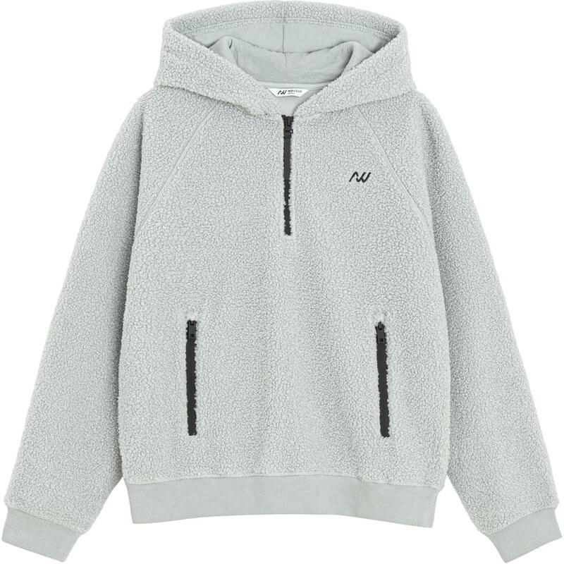 NoWear Tepláková bunda sivá 65981714