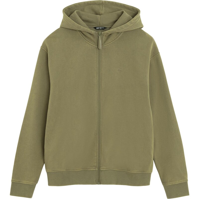 NoWear Tepláková bunda kaki 65981718