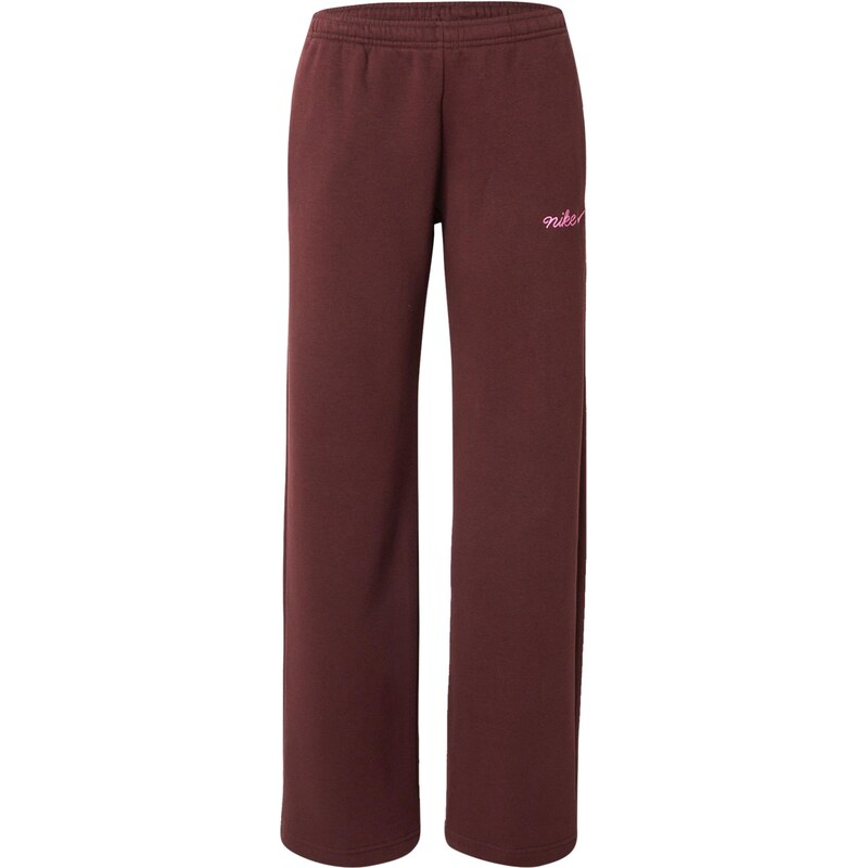 Nike Sportswear Nohavice PHNX FLC burgundská 65981914