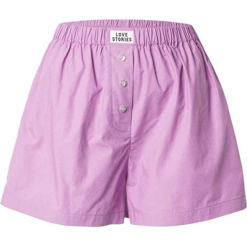 LOVE Stories Pyžamové nohavice James fialová 65981905