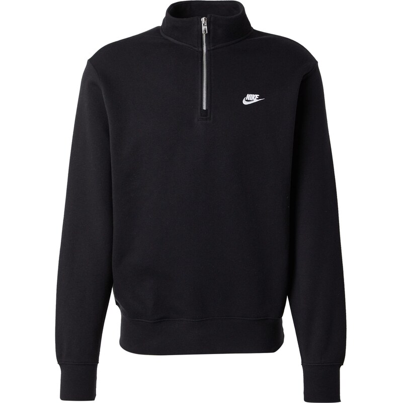 Nike Sportswear Mikina CLUB čierna / biela 65981945