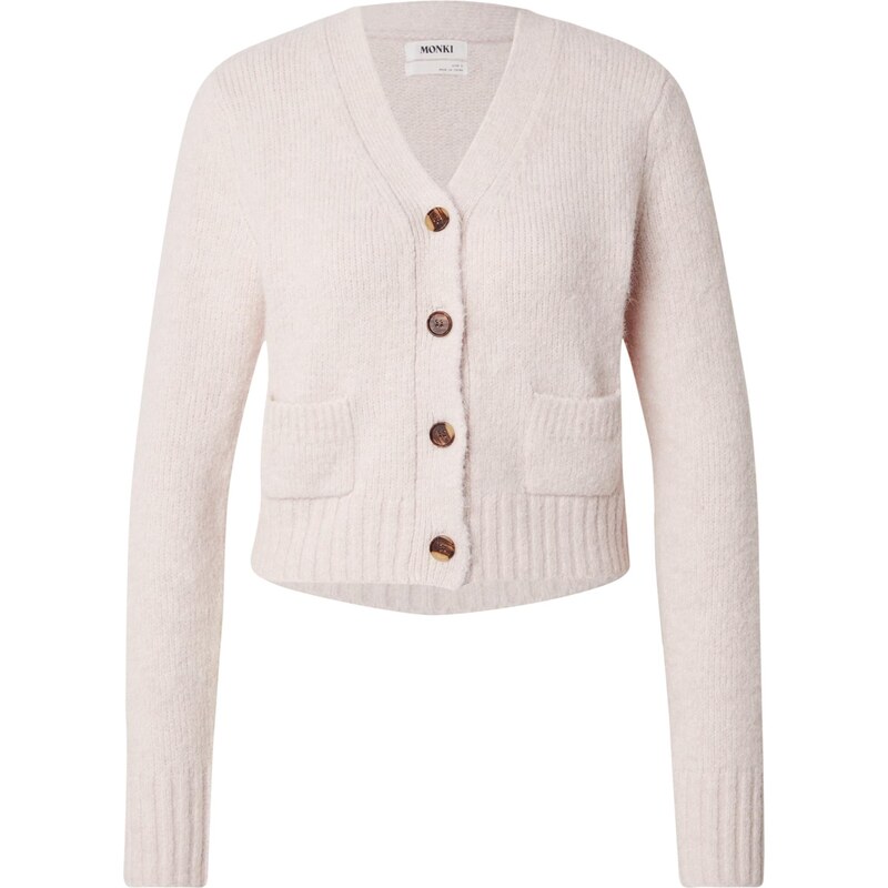 Monki Kardigán pastelovo ružová 65982007