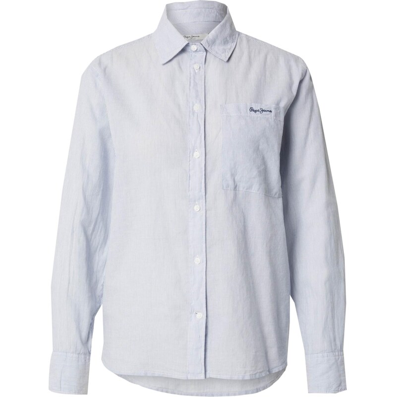 Pepe Jeans Blúzka GILDA svetlomodrá / biela 65992516