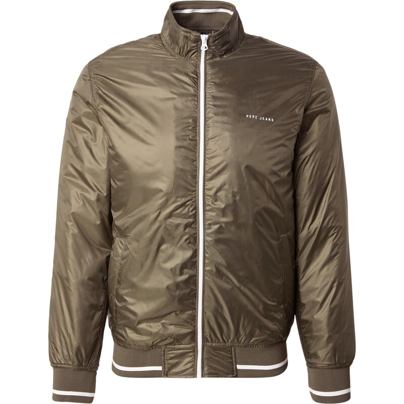 Pepe Jeans Prechodná bunda ROCKER olivová / biela 65992579