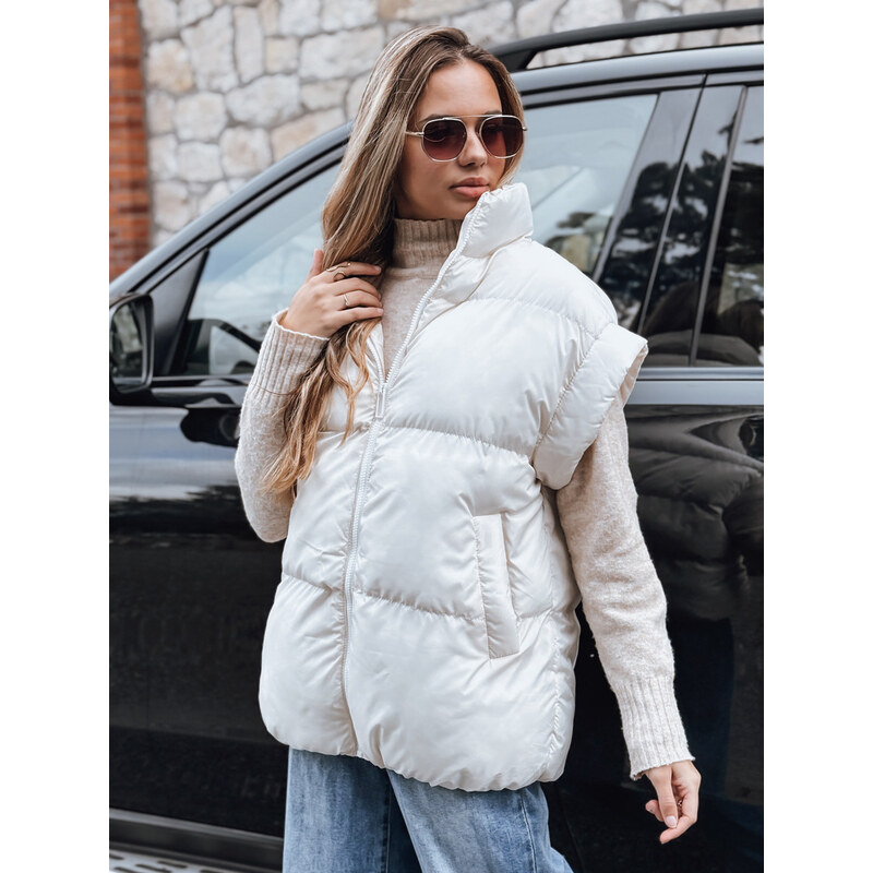 BASIC Smotanová krátka prešívaná vesta NIMIA TY3250 35927948