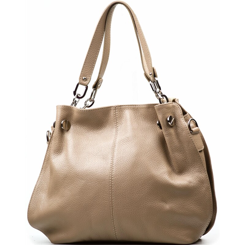 Blaire Kožená kabelka Damiena taupe 65991709