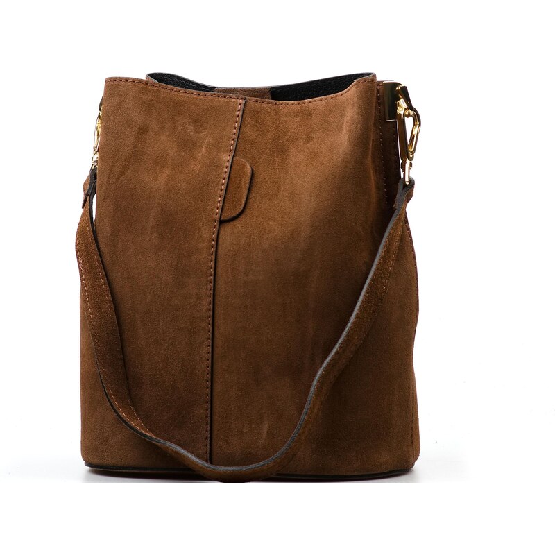 Blaire Kožená kabelka Zoe hnedá 66001248