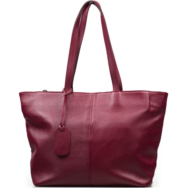 Blaire Kožená kabelka Lidia vínovo červená 65991711