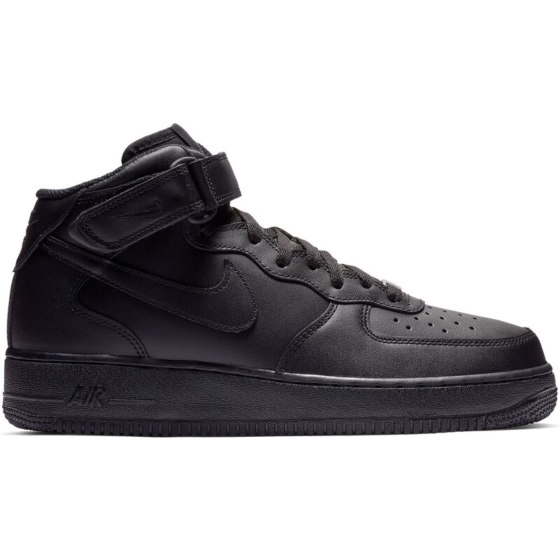 Nike Air Force 1 Mid 07 Triple Black - Pánske - Tenisky Nike - Čierne 66361239