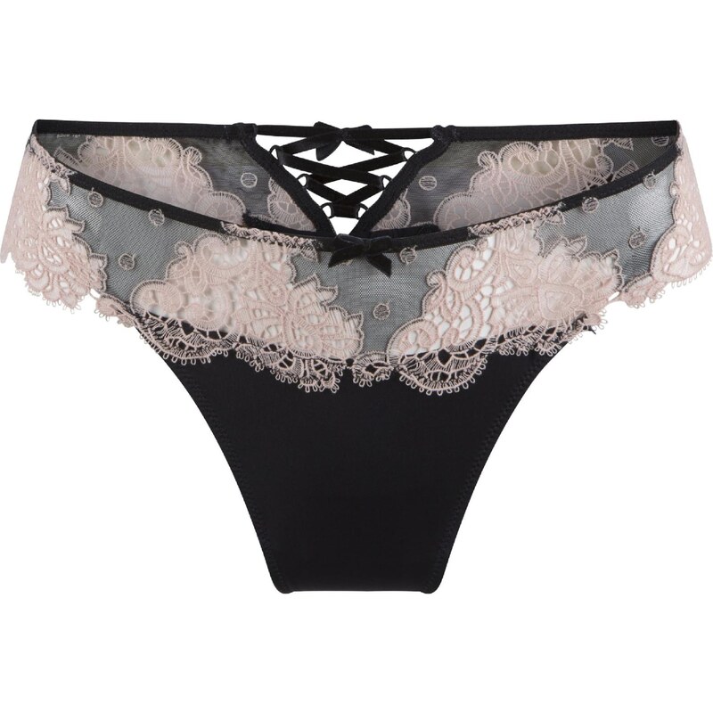 LingaDore Tangá krémová / čierna 65992157