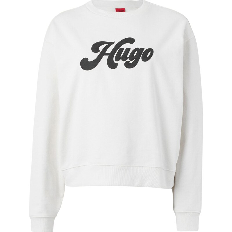 HUGO Mikina Deroxina čierna / biela 65992424