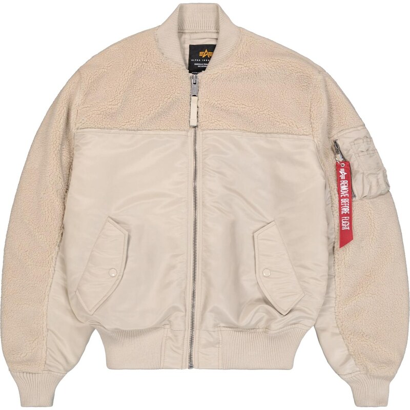 ALPHA INDUSTRIES Prechodná bunda béžová / tmavosivá / oranžová 65992891