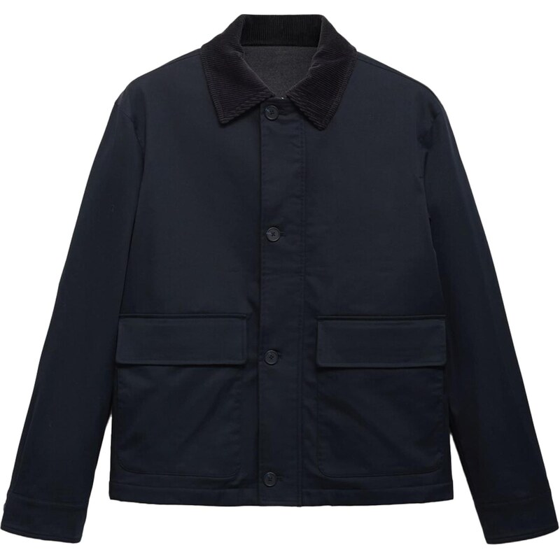 MANGO MAN Prechodná bunda Mac námornícka modrá 65992907