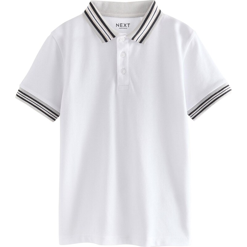 Next Tričko svetlosivá / čierna / biela 65993090