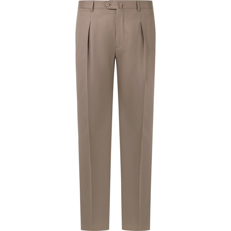 Boggi Milano Plisované nohavice béžová 65993180