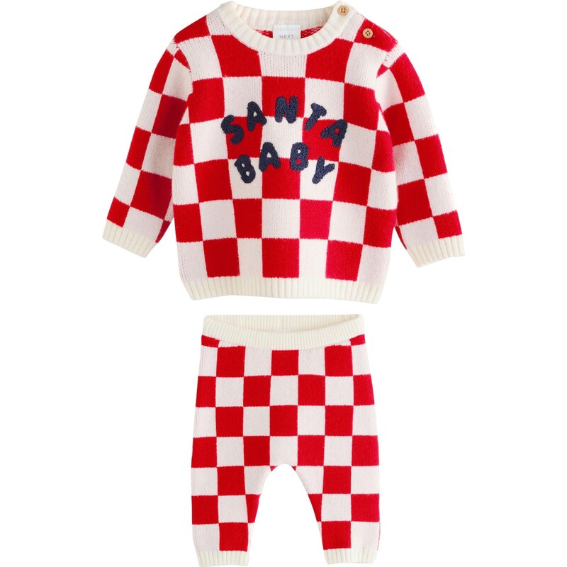 Next Set námornícka modrá / červená / biela ako vlna 65993313