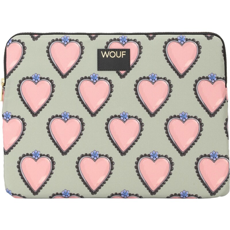 Wouf Taška na notebook Daily modrá / pastelovo zelená / lososová / 65993510