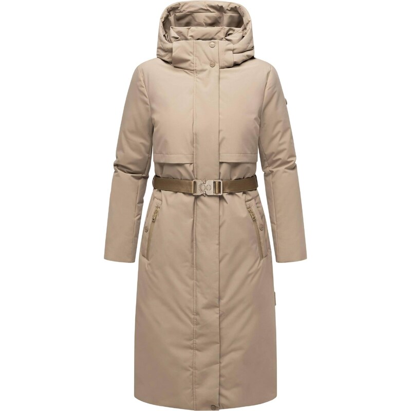 NAVAHOO Funkčný kabát Waldbummler 14 sivobéžová 66002042