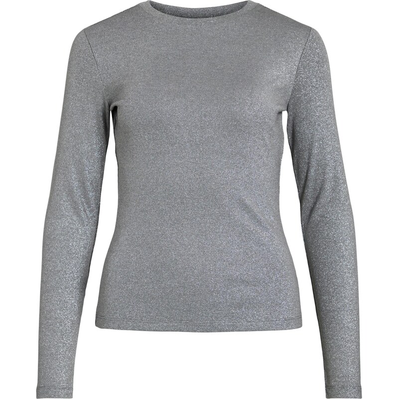 VILA Tričko CATREA sivá melírovaná 65993621