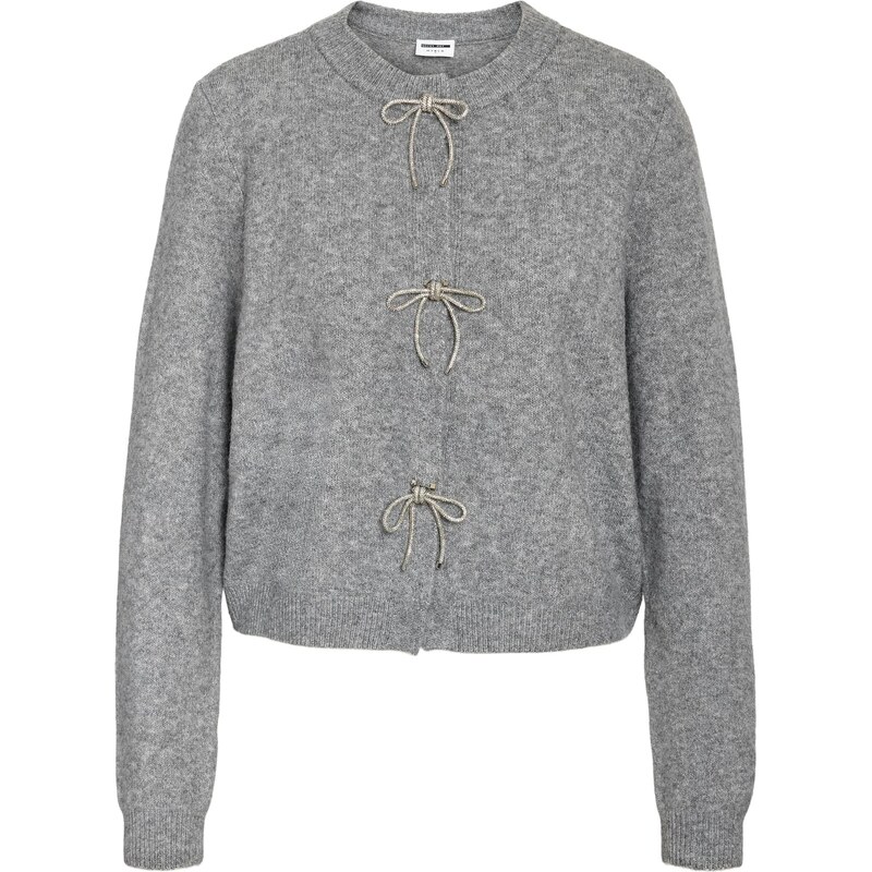 Noisy may Kardigán NMBRAYANA sivá melírovaná 65993789