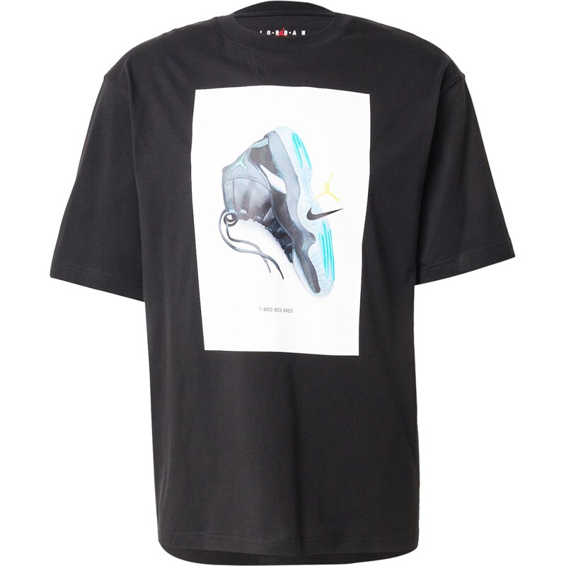 Jordan Tričko BRK AJ11 AD opálová / neónovo modrá / čierna / biela 65994051