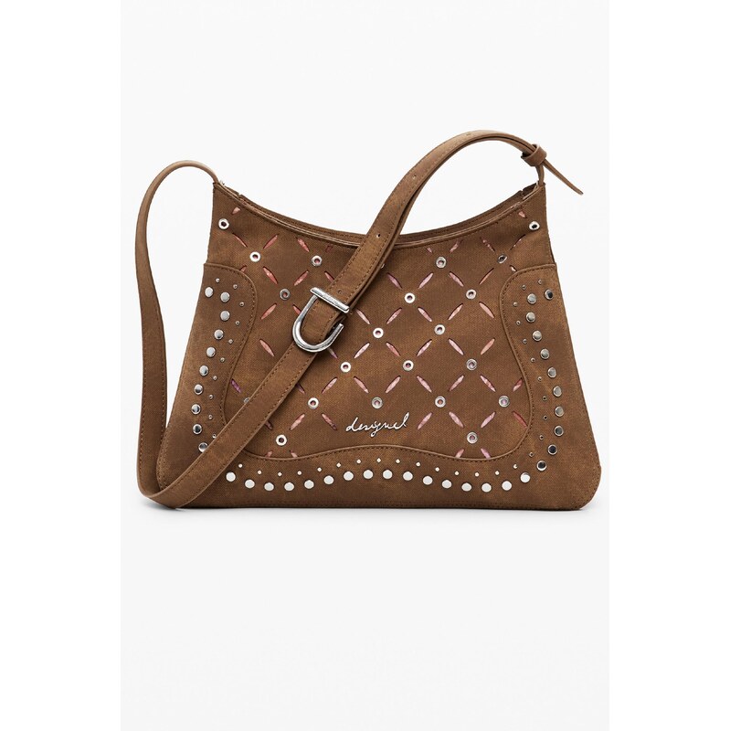 Štýlová Dámska Kabelka DESIGUAL 30.0X20.0X4.0cm Hnedá 65996734
