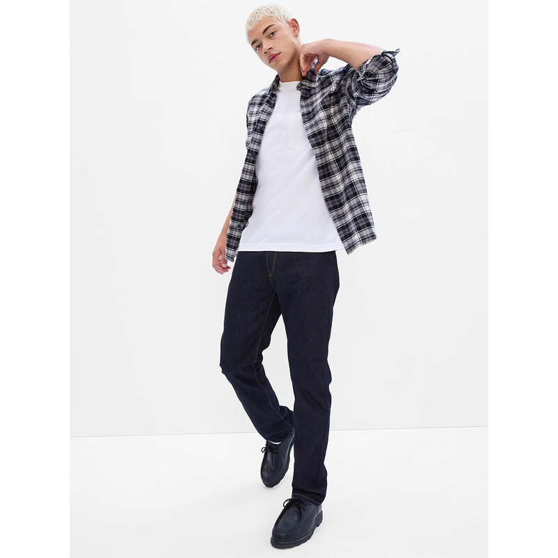 Džínsy pre mužov GAP Straight 517221-00 66000838