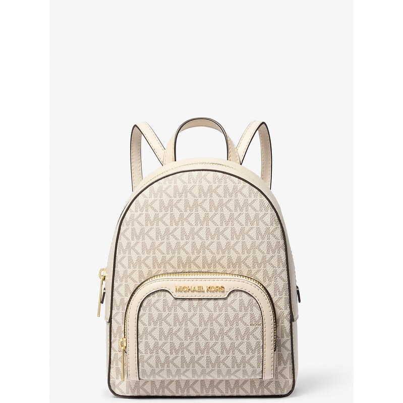 Michael Kors Batoh Jaycee Extra Small Signature Logo Backpack Light 66600072